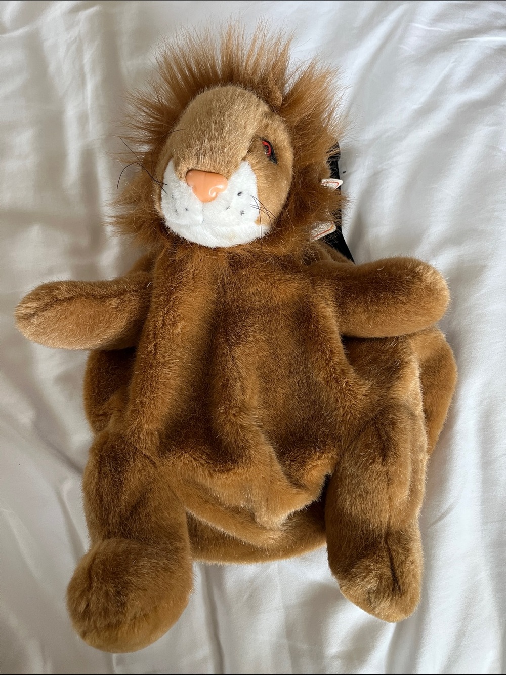 Plush Lion mini backpack